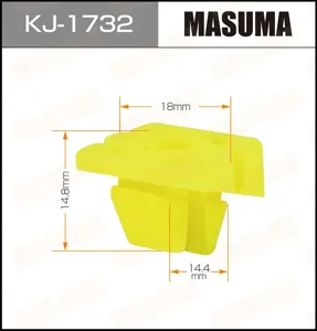MASUMA KJ1732 Клипса (пластиковая крепежная деталь)