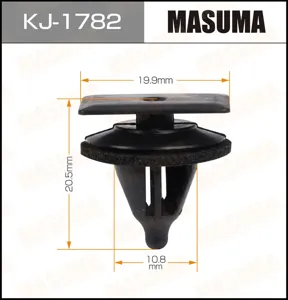 MASUMA KJ1782 Клипса (пластиковая крепежная деталь)