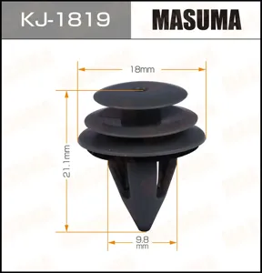 MASUMA KJ1819 Клипса пластиковая крепежная