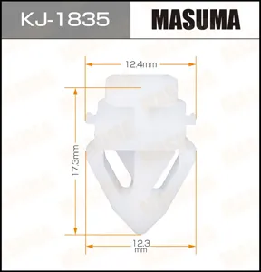 MASUMA KJ1835 Клипса (пластиковая крепежная деталь)