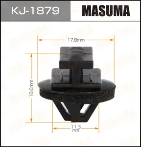 MASUMA KJ1879 Клипса (пластиковая крепежная деталь)