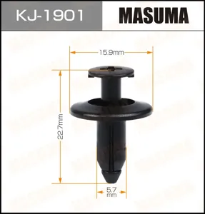 MASUMA KJ1901 Клипса (пластиковая крепежная деталь)