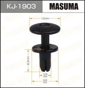 MASUMA KJ1903 Клипса (пластиковая крепежная деталь)