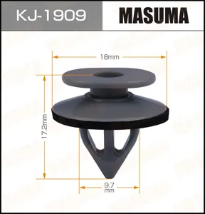 MASUMA KJ1909 Клипса (пластиковая крепежная деталь)