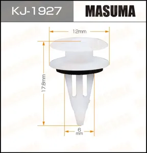 MASUMA KJ1927 Клипса (пластиковая крепежная деталь)
