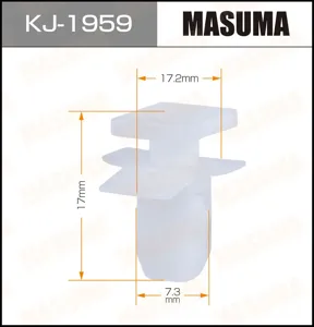 MASUMA KJ1959 Клипса (пластиковая крепежная деталь)