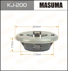 MASUMA KJ200 Клипса (пластиковая крепежная деталь)