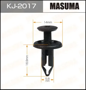 MASUMA KJ2017 Клипса (пластиковая крепежная деталь)
