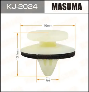 MASUMA KJ2024 Клипса (пластиковая крепежная деталь)