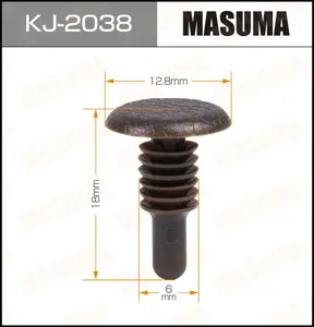 MASUMA KJ2038 Клипса (пластиковая крепежная деталь)