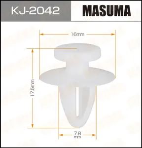 MASUMA KJ2042 Клипса (пластиковая крепежная деталь)