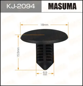 MASUMA KJ2094 Клипса (пластиковая крепежная деталь)