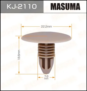 MASUMA KJ2110 Клипса (пластиковая крепежная деталь)