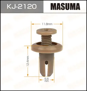 MASUMA KJ2120 Клипса пластиковая крепежная
