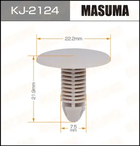 MASUMA KJ2124 Клипса (пластиковая крепежная деталь)