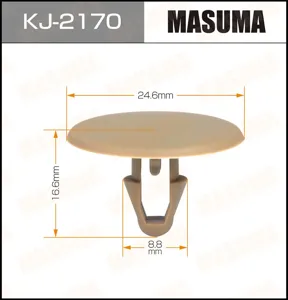 MASUMA KJ2170 Клипса пластиковая крепежная