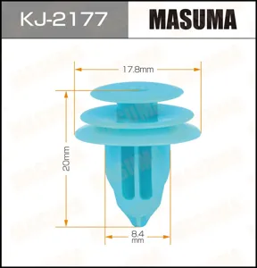 MASUMA KJ2177 Клипса автомобильная [упаковка 10 штук]