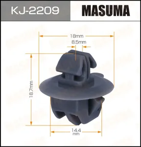MASUMA KJ2209 Клипса автомобильная