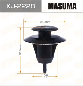 MASUMA KJ2228 Клипса автомобильная (автокрепеж) (мин. 50 шт.)