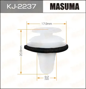 MASUMA KJ2237 Клипса (пластиковая крепежная деталь)