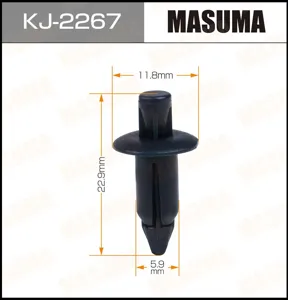 MASUMA KJ2267 Клипса (пластиковая крепежная деталь)