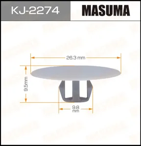 MASUMA KJ2274 Клипса (пластиковая крепежная деталь)
