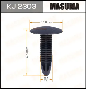 MASUMA KJ2303 Клипса (пластиковая крепежная деталь)
