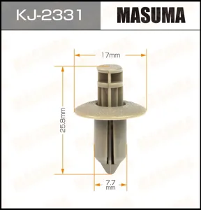 MASUMA KJ2331 Клипса (пластиковая крепежная деталь)