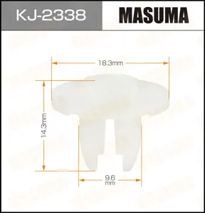 MASUMA KJ2338 Клипса (пластиковая крепежная деталь)