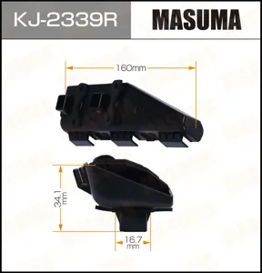 MASUMA KJ2339R Клипса (пластиковая крепежная деталь)