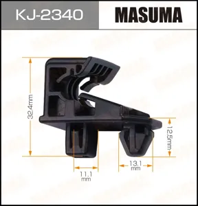 MASUMA KJ2340 Клипса (пластиковая крепежная деталь)