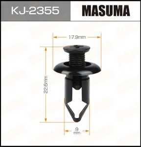 MASUMA KJ2355 Клипса Mazda