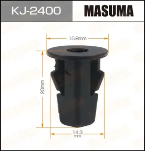 MASUMA KJ2400 Клипса автомобильная [упаковка 10 штук]