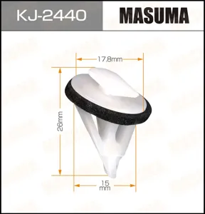 MASUMA KJ2440 Клипса пластиковая крепежная