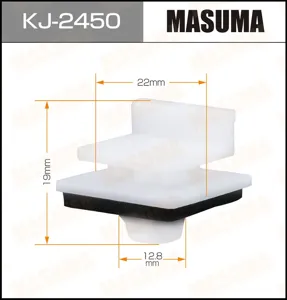MASUMA KJ2450 Клипса автомобильная [упаковка 10 штук]