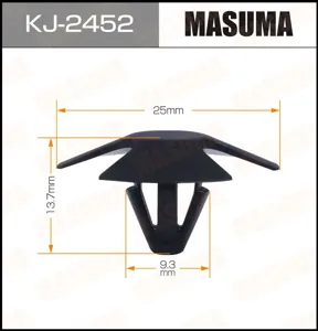 MASUMA KJ2452 Клипса (пластиковая крепежная деталь)