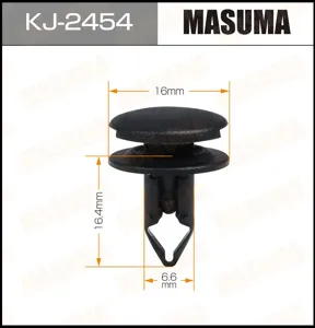 MASUMA KJ2454 Клипса (пластиковая крепежная деталь)