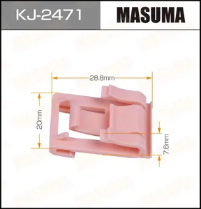 MASUMA KJ2471 Клипса (пластиковая крепежная деталь)