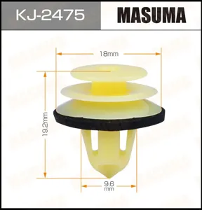 MASUMA KJ2475 Клипса (пластиковая крепежная деталь)