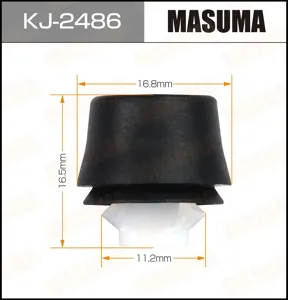 MASUMA KJ2486 Клипса (пластиковая крепежная деталь)