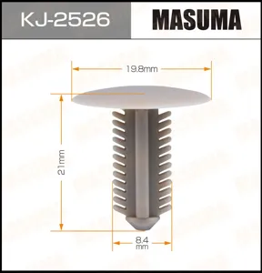 MASUMA KJ2526 Клипса (пластиковая крепежная деталь)