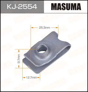MASUMA KJ2554 Клипса автомобильная [упаковка 10 штук]