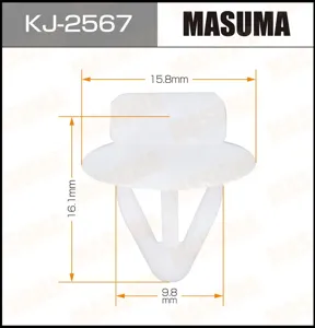 MASUMA KJ2567 Клипса (пластиковая крепежная деталь)