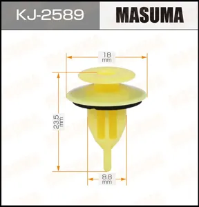 MASUMA KJ2589 Клипса пластиковая крепежная