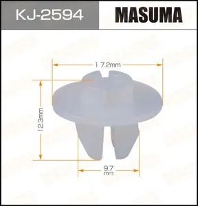 MASUMA KJ2594 Клипса (пластиковая крепежная деталь)
