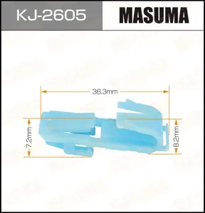 MASUMA KJ2605 Клипса пластиковая крепежная