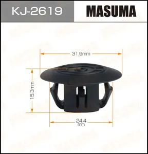 MASUMA KJ2619 Клипса (пластиковая крепежная деталь)