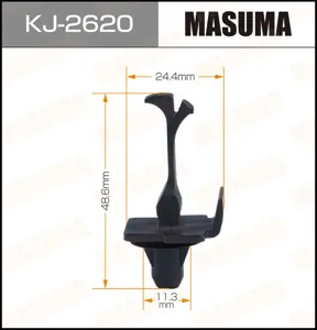 MASUMA KJ2620 Клипса (пластиковая крепежная деталь)