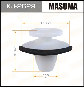MASUMA KJ2629 Клипса (пластиковая крепежная деталь)