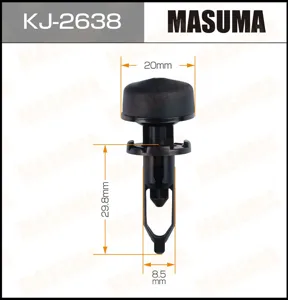 MASUMA KJ2638 Клипса (пластиковая крепежная деталь)